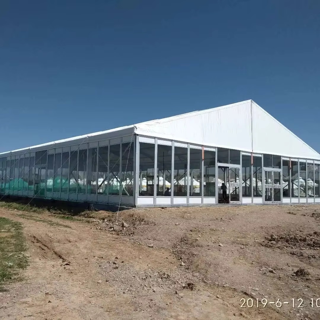 Outdoor Heavy Duty Luxury Glass Wall Marquee Tent for Events - Image 2