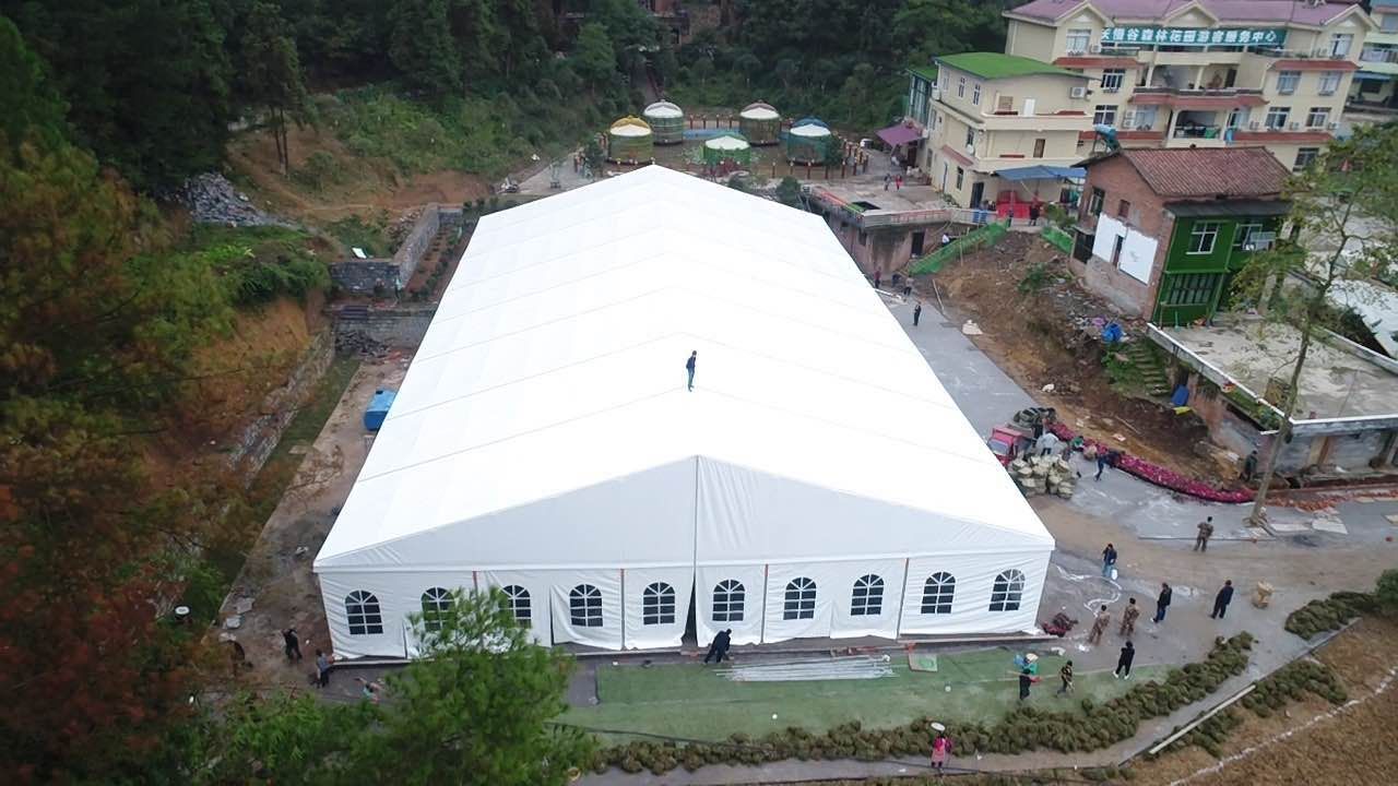 outdoor aluminum structure event tent