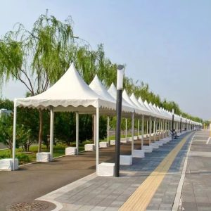 PVC Fabric Mini Pagoda Tent 3x3 5x5 for Trade Show