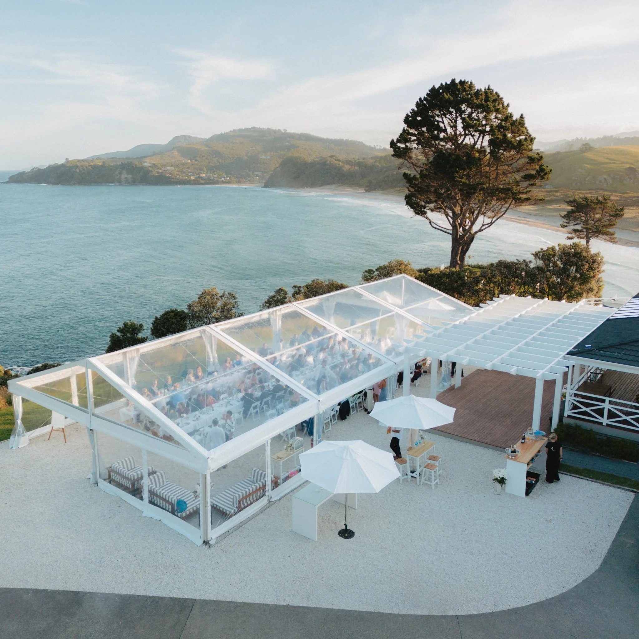 transparent tent