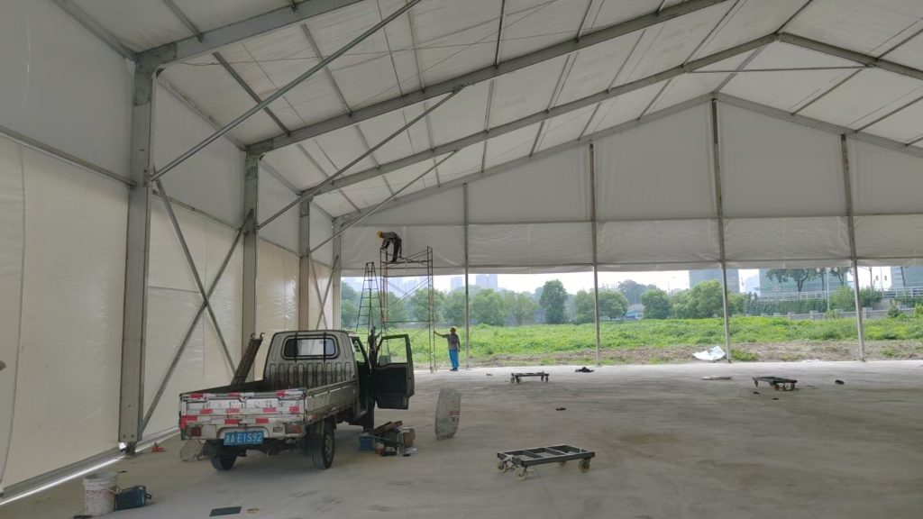 Install sidewalls and doors