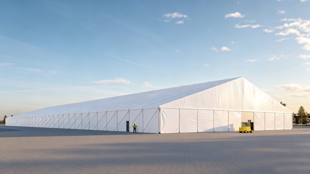50-Meter Clear-Span Storage Tent