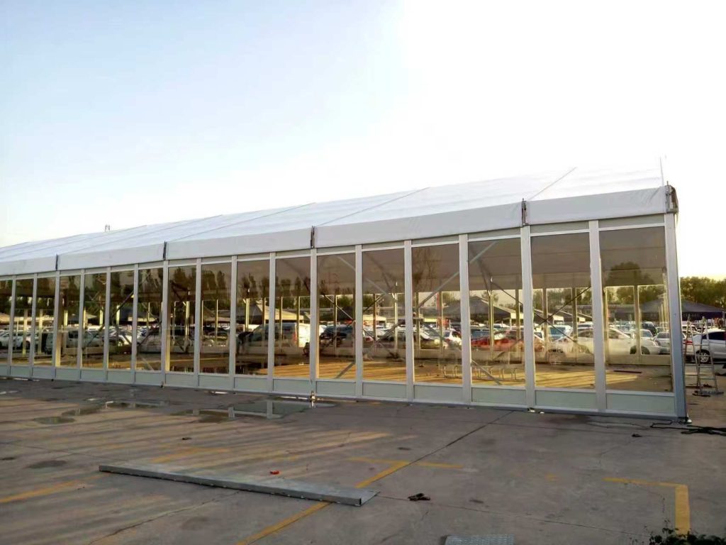 glass walls