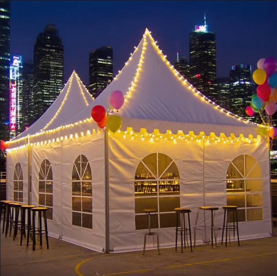 Pop up Garden Pagoda Gazebo Party Tent - Image 2
