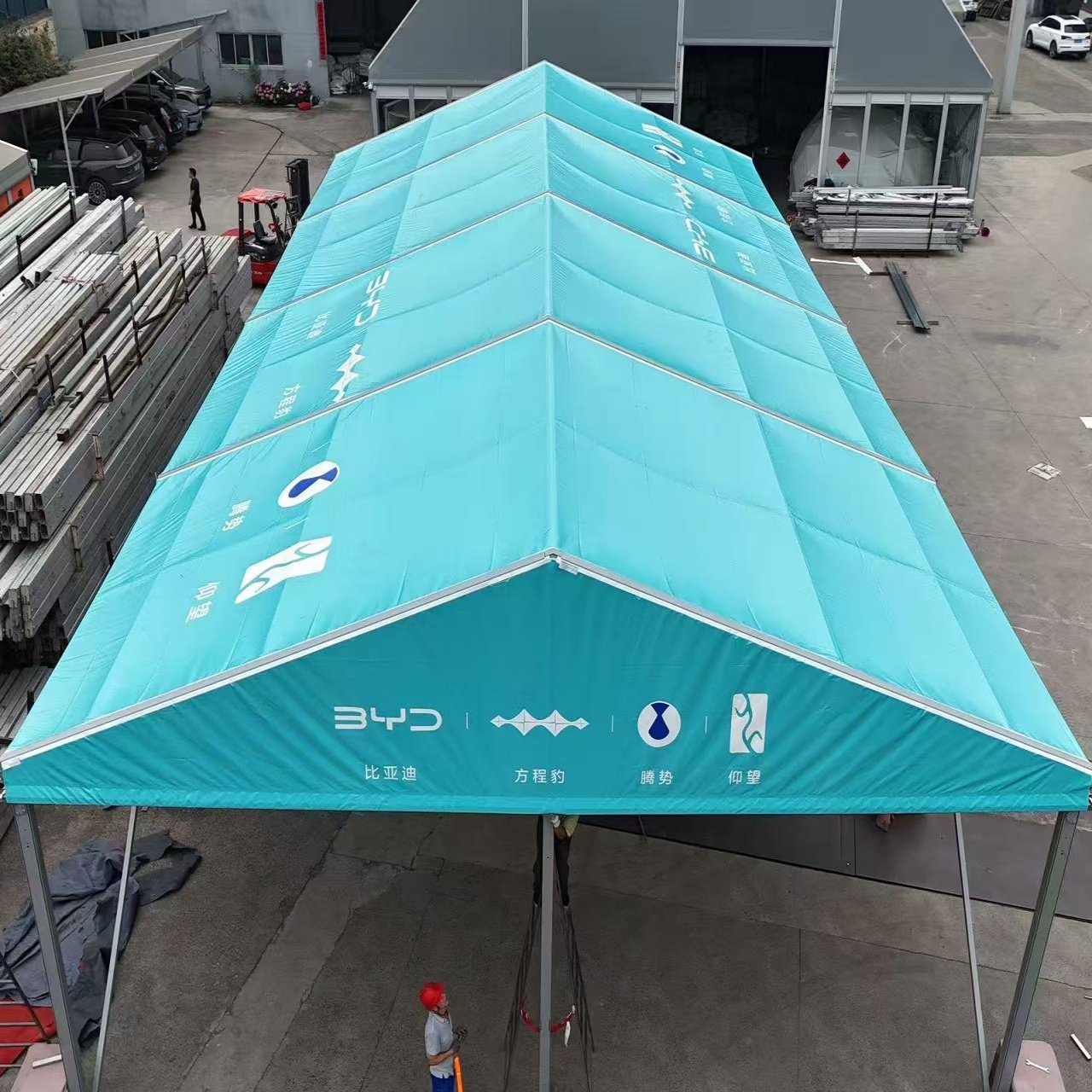 Custom Exhibition Tent with Printing Brand Logo - Image 2