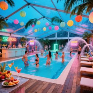 swiming pool tent Aluminum Pool Terrace Tent Waterproof