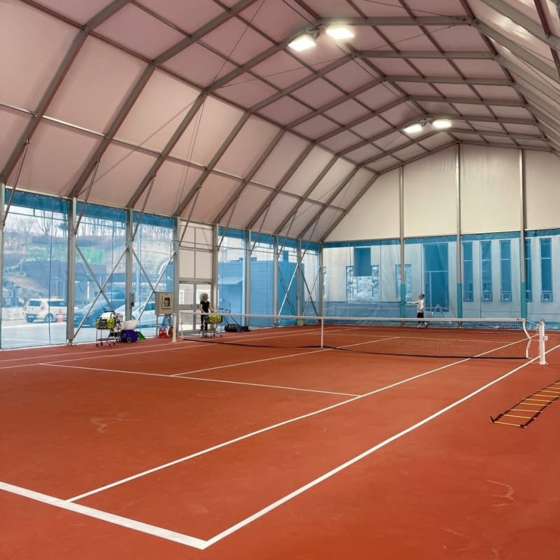 tennis court cover tent