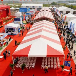 theater style tent exhibition-trade-fair-tent