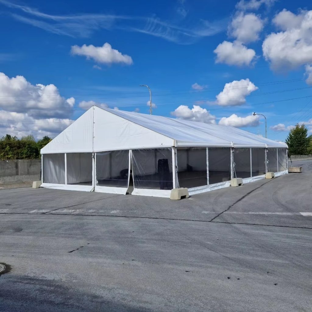 white event tent