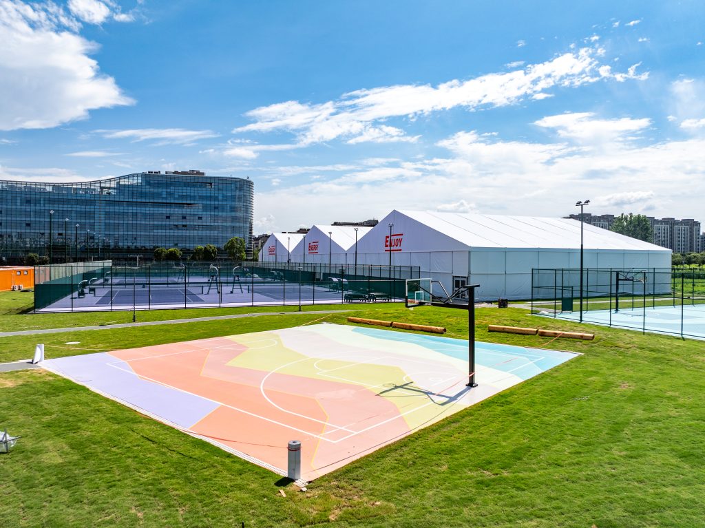 aluminium sports hall tents provide flexible solutions for basketball, football