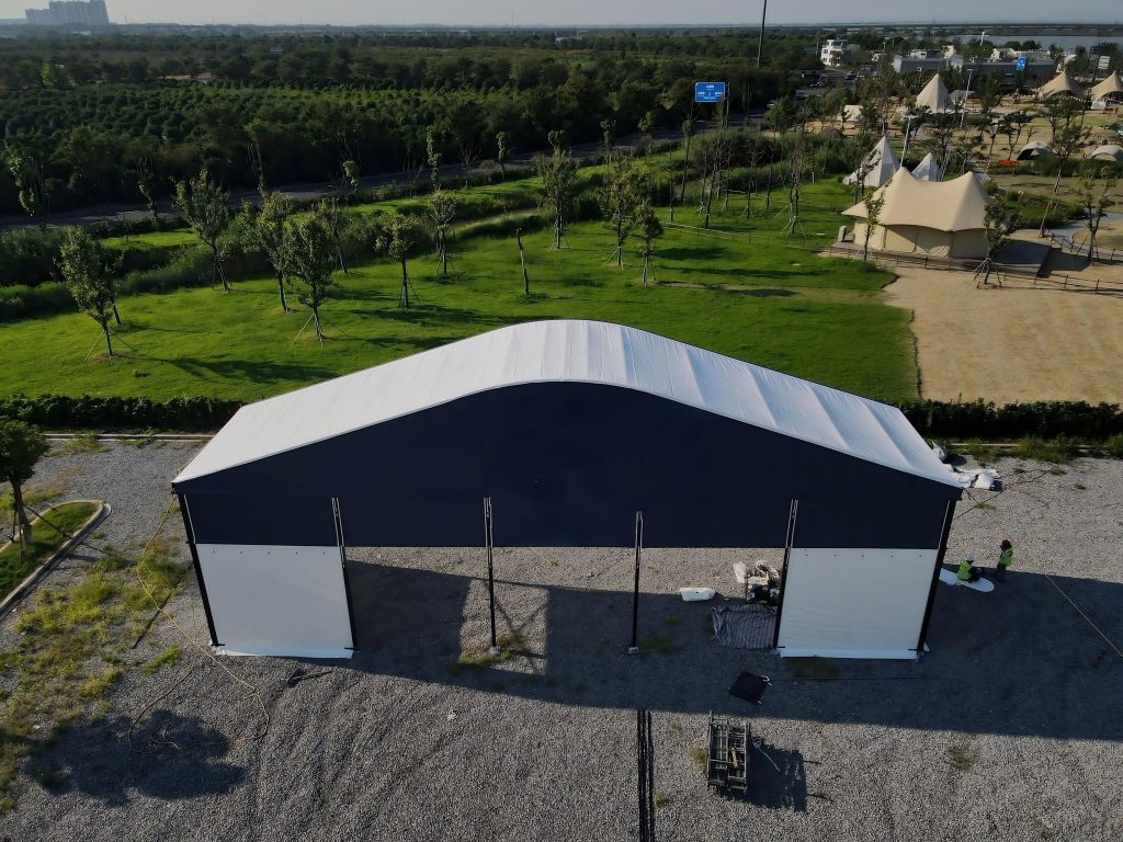 modular assembly sport tent