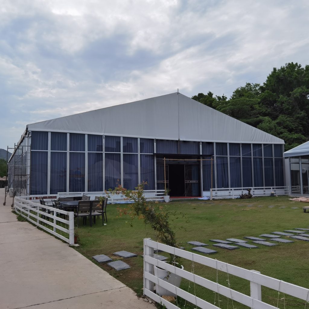 glass tent for canteen